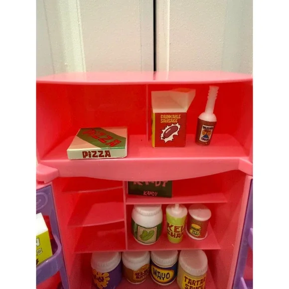 Teeny Tinies Patrick Mini Fridge with Food SpongeBob Squarepants Plastic - Picture 3 of 10